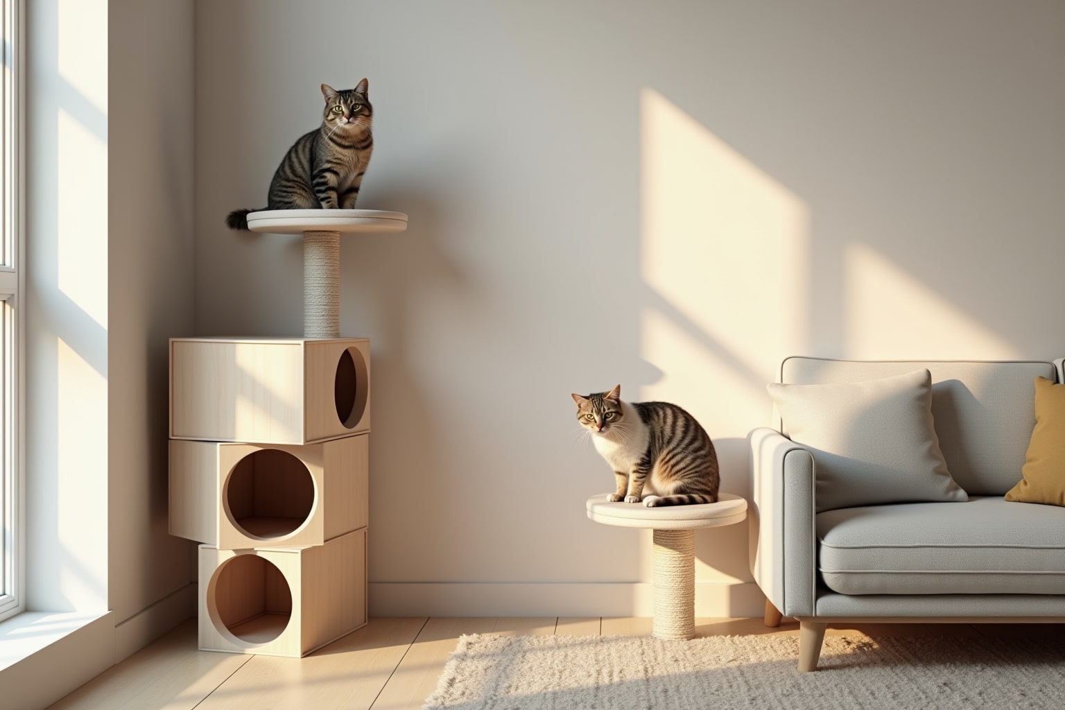 Arbres à chat design pour ton intérieur moderne — free download
