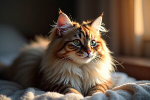 Les chats à poils longs : élégance et beauté féline