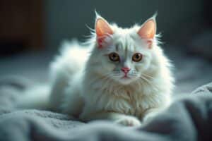 Chats persans blancs : Douceur et mystère