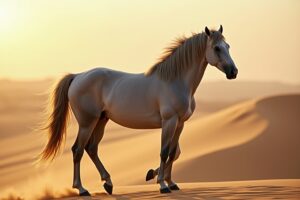 Chevaux Arabes Gris, Noblesse du Désert